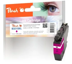 Peach B3219 XLM Druckerpatrone XL ma ersetzt Brother LC-3219XLM für z.B. Brother MFCJ 5330 DW, Brother MFCJ 5335 DW, Brother MFCJ 5730 DW