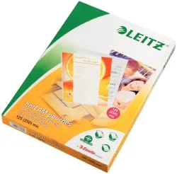 Leitz, LEITZ Laminiertasche A4 33808 glanz, 125my 100 Stk