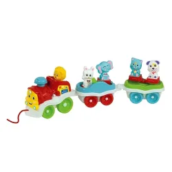 Clementoni - Baby 3in1 Animal Train Interactive