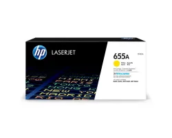 HP H655AY Toner yellow - HP No. 655A Y, CF452A für z.B. HP Color LaserJet Enterprise Flow MFP M 681 dh, HP Color LaserJet Enterprise M 652 dn