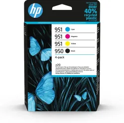 HP H950VALP Druckerpatronen (bk, c, m, y) - HP No. 950 VALP, 6ZC65AE für z.B. HP OfficeJet Pro 8600 Plus e-All-in-One, HP OfficeJet Pro 251 dw