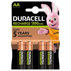Duracell, Recharge Ultra Mignon (AA) NiMH Akku mit 2500 mAh - 4 Stück