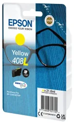Epson E408L Druckerpatronen XL y - Epson No. 408L, T09K440 für z.B. Epson WorkForce Pro WFC 4310 DW, Epson WorkForce Pro WFC 4810 DTWF