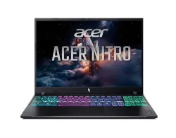 ACER Nitro V 16 AI ANV16-A31-R5GJ, Gaming Notebook, mit Display, AMD Ryzen? 7 260 Prozessor (16 MB Cache, bis zu 5.1 GHz), GB RAM, 1 TB SSD, NVIDIA GeForce RTX? 5060, Obsidian Black, Windows 11 Home