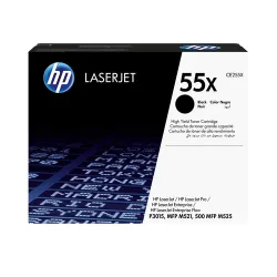 HP H55XBK Toner XL bk - HP No. 55XBK, CE255X für z.B. HP LaserJet Enterprise 500 MFP M 525 dn, HP LaserJet Enterprise 500 MFP M 525 f