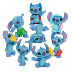 Just Play - Disney Stitch Sammelbox mit 8 Figuren, Multicolor