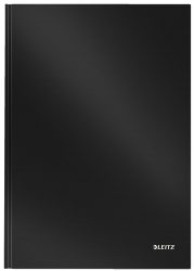 Leitz Notizbuch Solid A4 kariert, schwarz