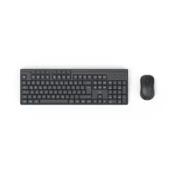 Hama WKM-200 Funk Tastatur, Maus-Set Deutsch, QWERTZ Schwarz