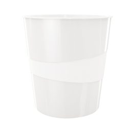 Leitz WOW Waste Bin Weiß Polystyrene