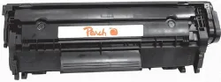 Peach HP 12 ABK Toner bk ersetzt Canon, HP No. 12A BK, Q2612A, CRG-703, EP-703 für z.B. HP LaserJet 1018, Canon ISensys LBP -2900, Canon LBP -2900