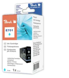 Peach E70 Druckerpatrone XL cy ersetzt Epson T7012 c, C13T70124010 für z.B. Epson WorkForce Pro WP -4015 DN, Epson WorkForce Pro WP -4095 DN