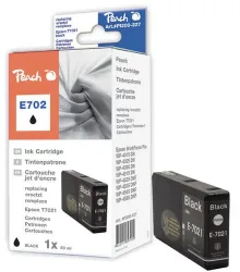 Peach E70 Druckerpatrone XL bk ersetzt Epson T7021 bk, C13T70214010 für z.B. Epson WorkForce Pro WP -4015 DN, Epson WorkForce Pro WP -4025 DW