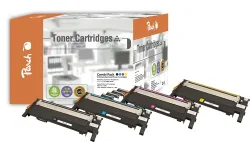 Peach S406 4 Toner (bk, c/m/y) ersetzt Samsung CLT-P406C/ELS, SU375A für z.B. Samsung CLP -360, Samsung CLP -360 N, Samsung CLP -360 ND