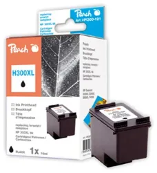 Peach HP 300 XLbk Druckkopf XL bk ersetzt HP No. 300XL bk, CC641EE für z.B. HP DeskJet D 1600, HP DeskJet D 1658, HP DeskJet D 1660, HP DeskJet D 1663