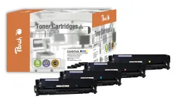 Peach HP 305 A 4 Toner (bk, c/m/y) ersetzt HP No. 305A, CE410A, CE411A, CE412A, CE413A für z.B. HP LaserJet Pro 300 color M 351 A