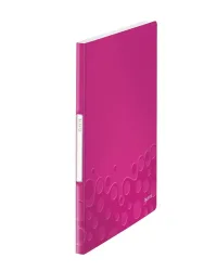 LEITZ Sichtbuch WOW PP A4 46310023 pink 20 H&uuml;llen