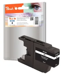 Peach, Peach B1240 BK Druckerpatrone XL bk ersetzt Brother LC-1240BK für z.B. Brother DCPJ 525 W, Brother MFCJ 5910 DW, Brother DCPJ 725 DW, Brother MFCJ 430