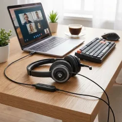 Over-Ear Kopfhörer, Stereo Headset, USB Type-A / USB Type-C, PC, Gaming