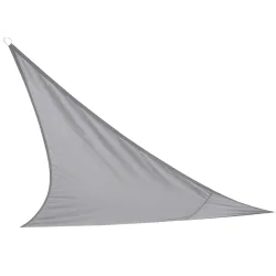 Dreieck Sonnensegel, 3 x 3 x 3 m, grau