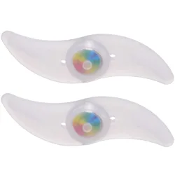 2er-Set Velo Speichenlicht aus Silikon mit Farbwechsel in 4 Farben