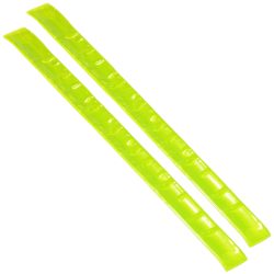 2er-Set Reflektorband mit Snap-Verschluss, 30 x 3 cm