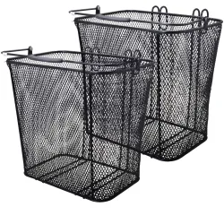 2er-Set Velokorb für Gepäckträger, 25L