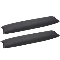 2er-Set Luftentfeuchter mit Silica Gel, 400g, wiederverwendbar, schwarz