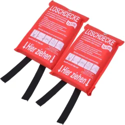 2er-Set Feuerlöschdecke, 1m²