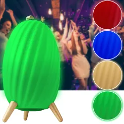 Edler Bluetooth-Lautsprecher mit RGB Stimmungsleuchte, 90 Watt