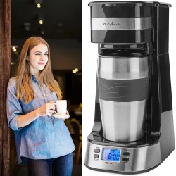 Kaffeemaschine, LCD Display, Timer, 400ml Filterkaffeemaschine, 750 W