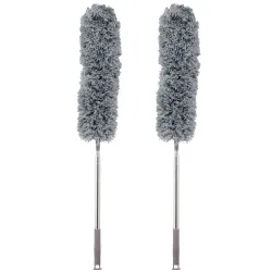 2er-Set XXL Staubwedel mit Teleskop-Griff bis 2,5 m