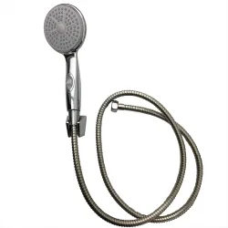 Duschset mit Handbrause, Schlauch und Wandhalterung
