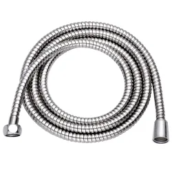 Duschschlauch aus Edelstahl, Wassersparfunktion, flexibel, 2m
