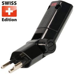 Max Hauri AG 125940 Netzstecker Schweiz Polycarbonat 250 V Schwarz