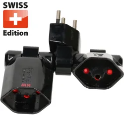 Max Hauri 132935 Steckdosen-Verteiler Schwarz