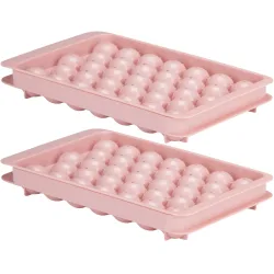 2er-Set Eiswürfelform für 33 Eiskugeln, Ø 2,5 cm