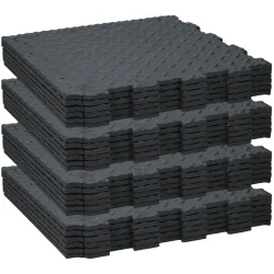 Bodenmatten aus Schaumstoff, 24 Stück, 40 x 40 x 1 cm