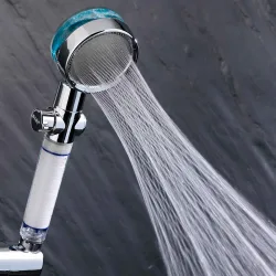Duschbrause mit Wasserfilter, 25.5 x Ø 8 cm