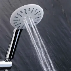 Massageduschkopf mit Wassersparfunktion, 24 x Ø 12 cm
