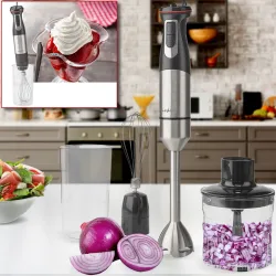 Nedis KAHB400CAL Stabmixer 800 W Aluminium, Schwarz