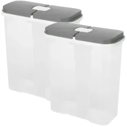 2er-Set Vorratsdose mit je 2 Fächern, 2850 ml