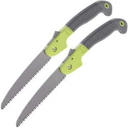 2er-Set Klappsäge, 40 cm, grün-grau