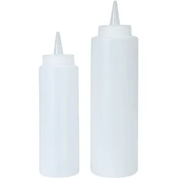Garnierflaschen, 2er-Set, 250 ml und 400 ml