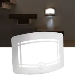 Batterie-LED-Wandleuchte, 2 Leuchtmodi, PIR-Bewegungs- & Lichtsensor, 20-40 lm