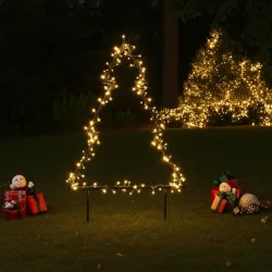 Gartenstecker Weihnachtsbaum mit 175 LEDs, warmweiss, 53 x 75 cm, IP44