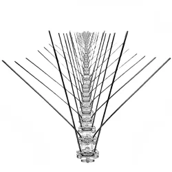 Spikes zur Taubenabwehr, mit Edelstahl-Spitzen, 2,5 m
