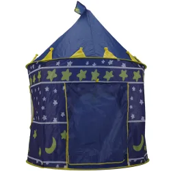 Spielzelt Ritter-Schloss, blau, Ø 105 x H 125 cm