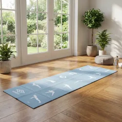 Yogamatte, faltbar, 174 x 62 cm