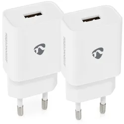 2er-Set Universal Ladegerät, USB-A Ausgang, Schnellladegerät, 12 W