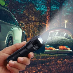 2in1 LED-Taschenlampe & Powerbank, 260 lm, Li-Ion-Akku, IP44